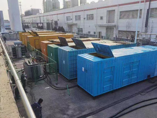 广西柴油发电机出租案例展示